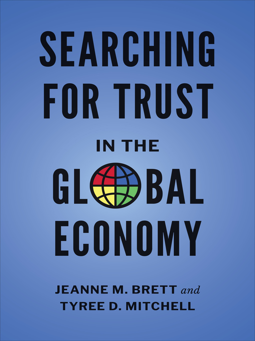 Title details for Searching for Trust in the Global Economy by Jeanne M. Brett - Available